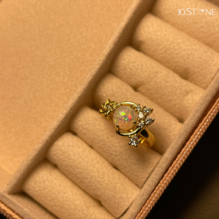 Golden Moon Lover Ring